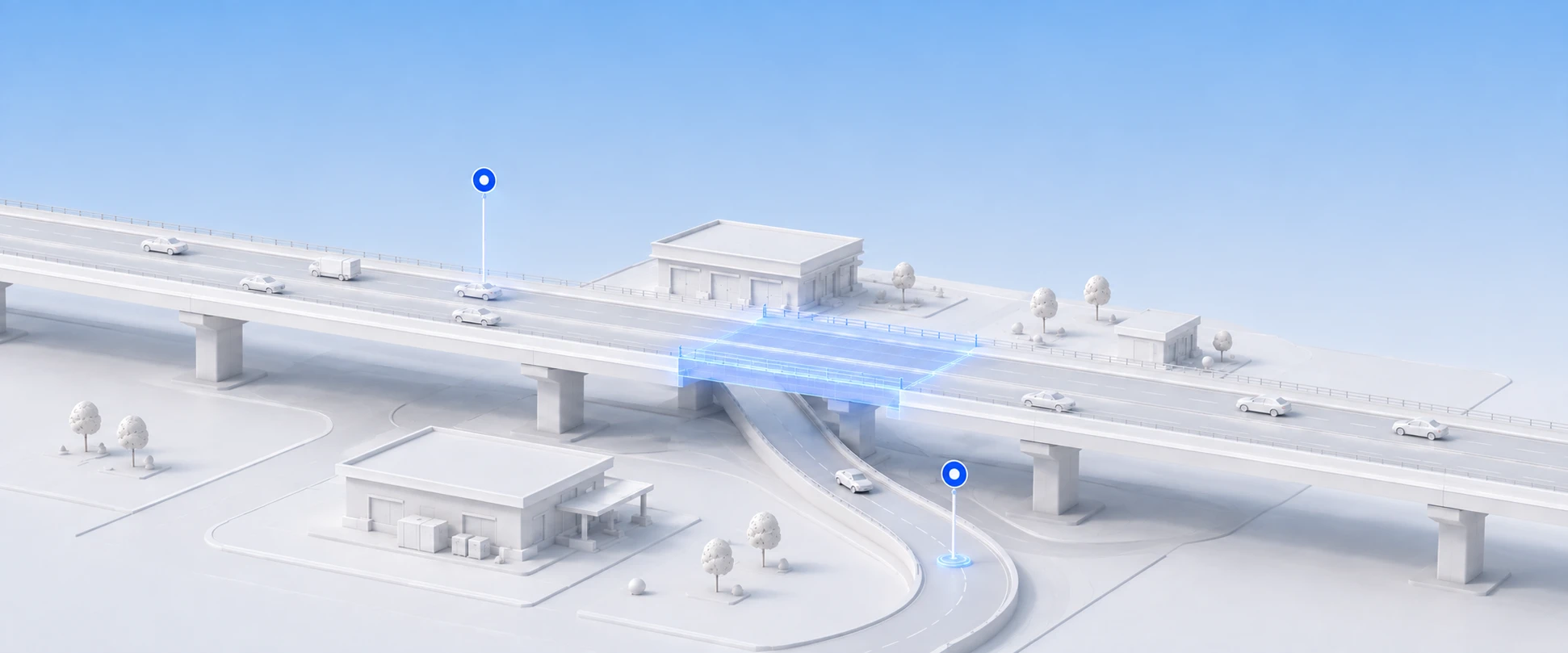 Road and bridge models in the Highway BIM Integration System